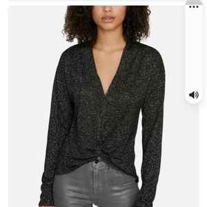 Sanctuary Grey Lurex Top